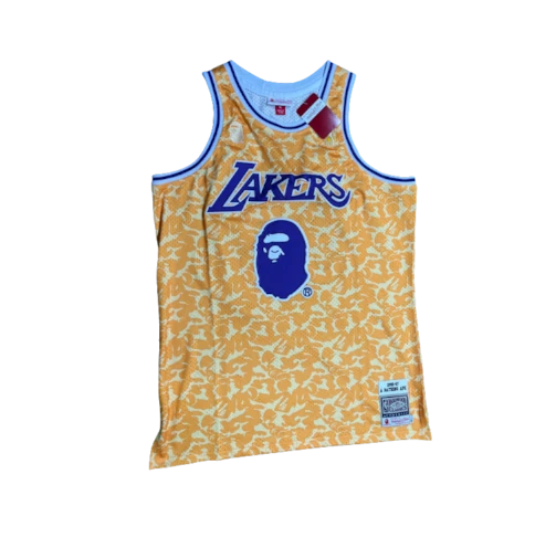 Bape Lakers Yellow Jersey