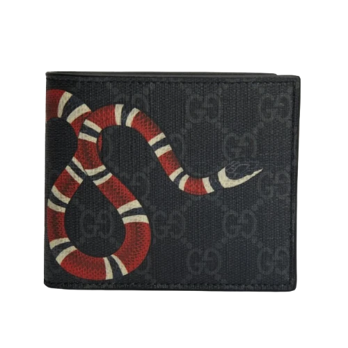 Gucci Black Snake Wallet