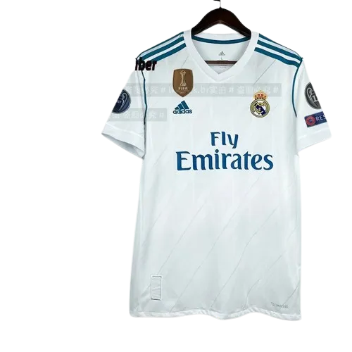 17-18 Real Madrid home jersey Champions League version
