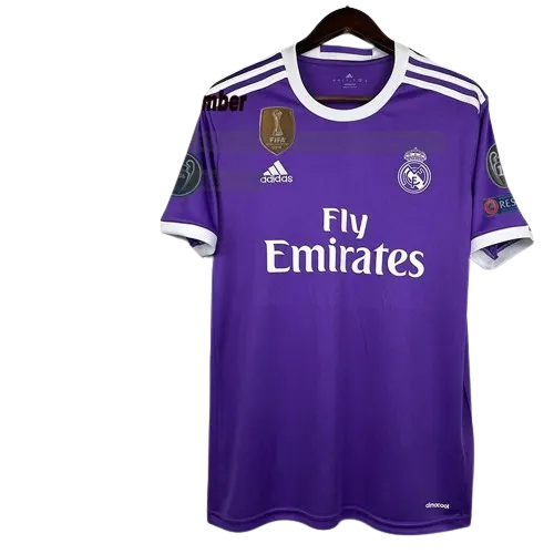 16-17 Real Madrid away football jersey Champions League version