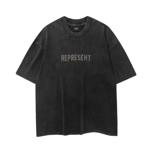 REPRESENT WASHED LOGO TEE