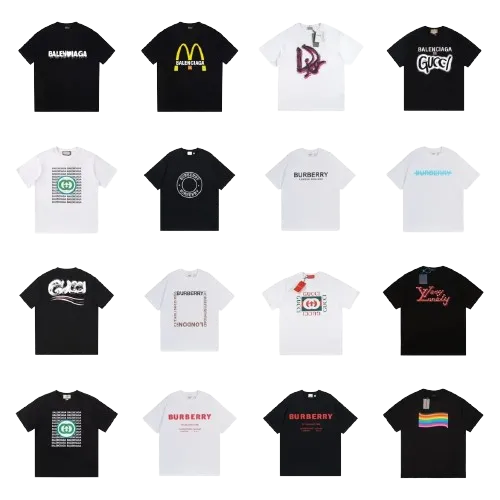 All branded shirts (Balenciaga & co)